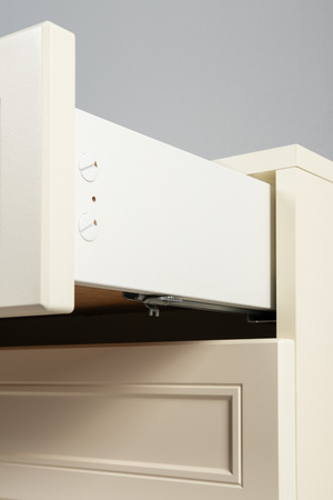 Комод Марион 16.249 слоновая кость С341 PE, слоновая кость 6898 ПВХ, белый PE шагрень