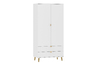 Шкаф Дакота НМ 040.25 меренга, белый